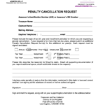 Fillable County Of Los Angeles Ttc Tax Penalty Cancellation Request