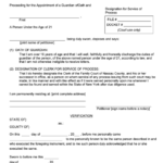 Fillable Form 6 2 Guardianship Oath And Designation Printable Pdf