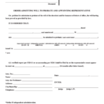 Fillable Form Ccp 0319 Order Admitting Will To Probate And Appointing