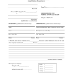 Fillable Online Small Claims Claim Fax Email Print PDFfiller