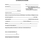 Fillable Petition For Probate Of Authenticated Copy Of Will Decree Of