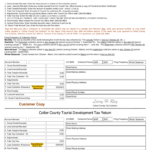 FL Tourist Development Tax Return Collier County 2020 2021 Fill Out