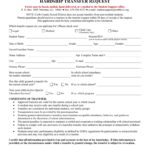 Form JBCD 2 Hardship Transfer Request