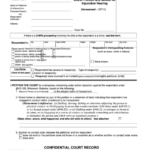 Form Jc 1693 Petition In Juvenile Court For Temporary Restraining