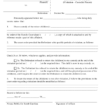 Form SCCA470 Download Printable PDF Or Fill Online Affidavit For