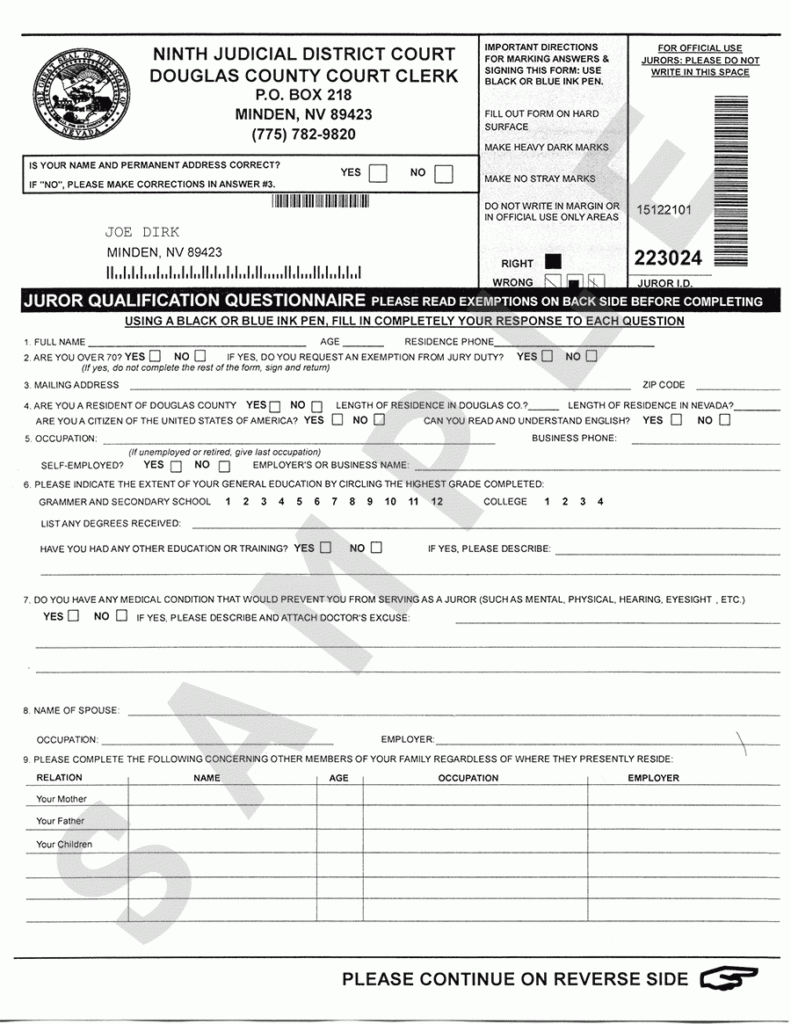 Juror Information Douglas County District Court