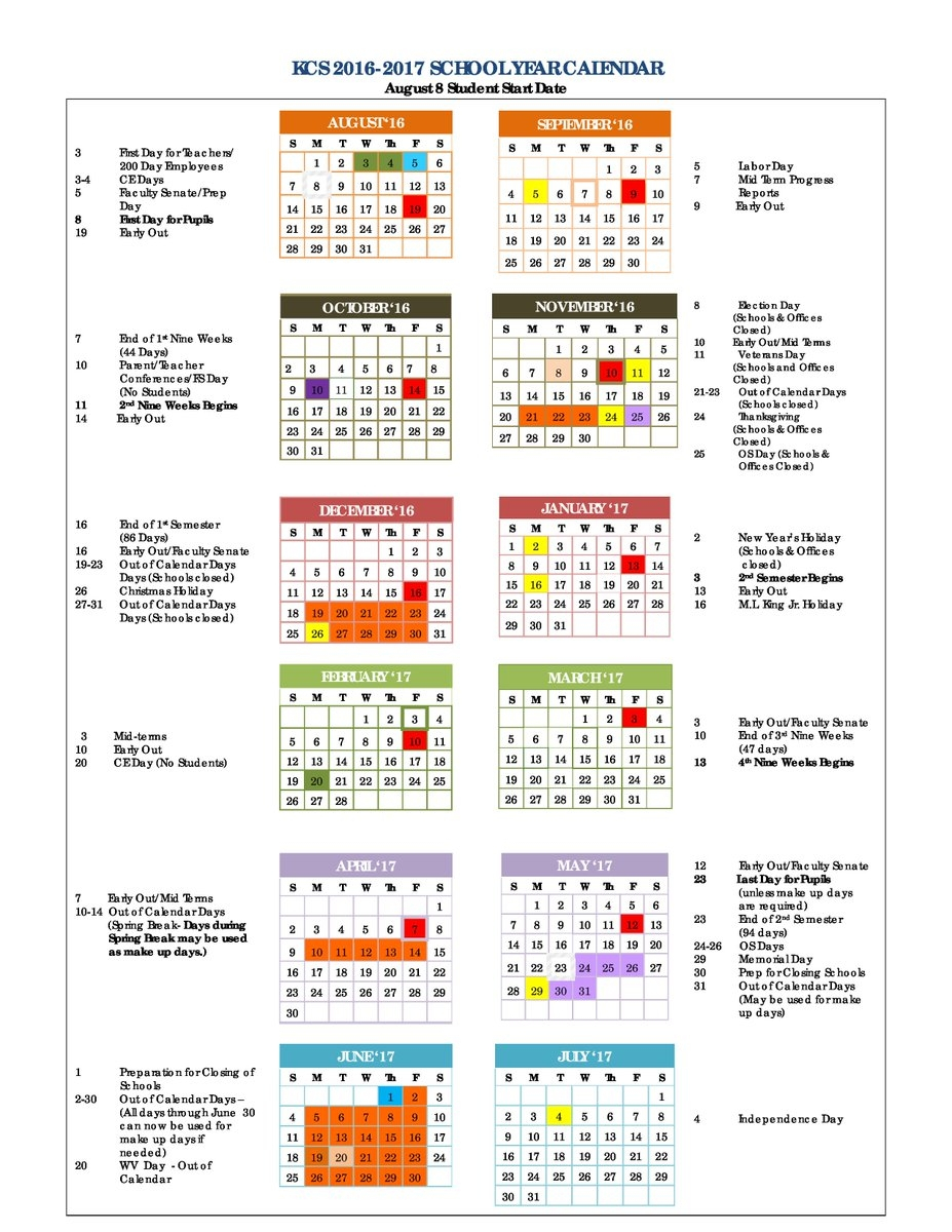 Jasper County School Calendar 24-25 - Rici Veronique