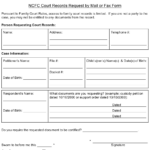 Nassau County New York Ncfc Court Records Request By Mail Or Fax Form
