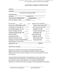 NC Electrical Permit Application Robeson County Fill And Sign