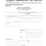 NC Notice To Creditors Guilford County Fill And Sign Printable