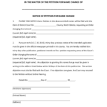 ND Notice Of Petition For Name Change Fill Out And Sign Printable PDF