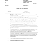 Nj Divorce Forms Pdf Fill Online Printable Fillable Blank PdfFiller