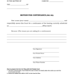 OH Motion For Continuance Huron County Complete Legal Document