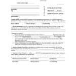 Petition Eviction Case Form Printable Pdf Download