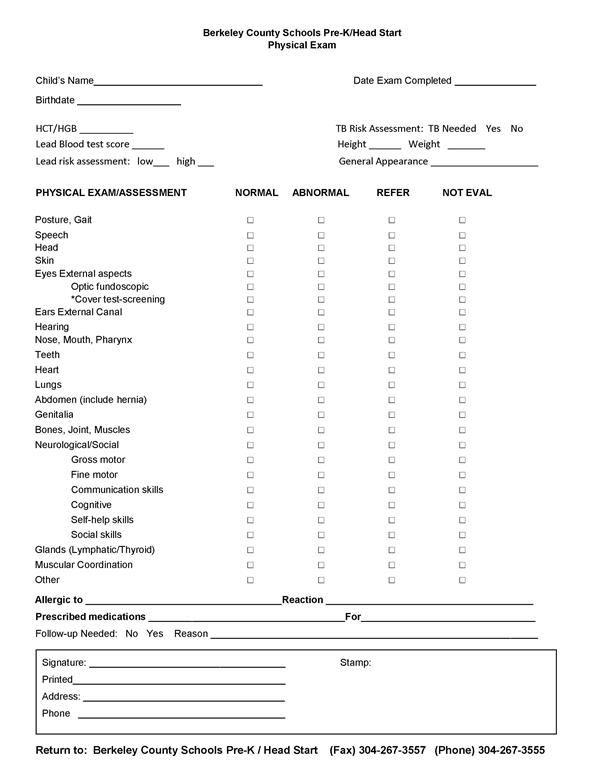 Pre K Programs Pre K Program Required Documents