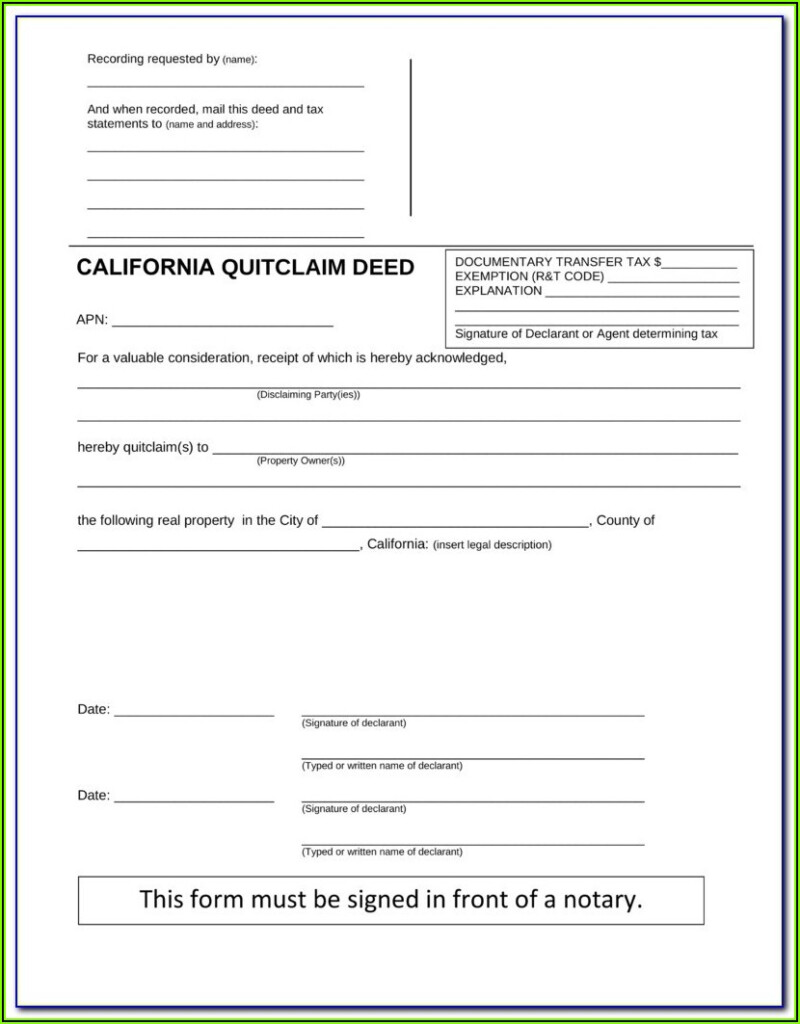 Quit Claim Deed Form Arizona Maricopa County Mekabdesigns