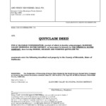 Quit Claim Deed Form California Alameda County Forms NDUyMw Resume