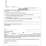 Quit Claim Deed Form Los Angeles County Fill Online Printable