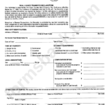 Real Estate Transfer Declaration Cook County Printable Pdf Download