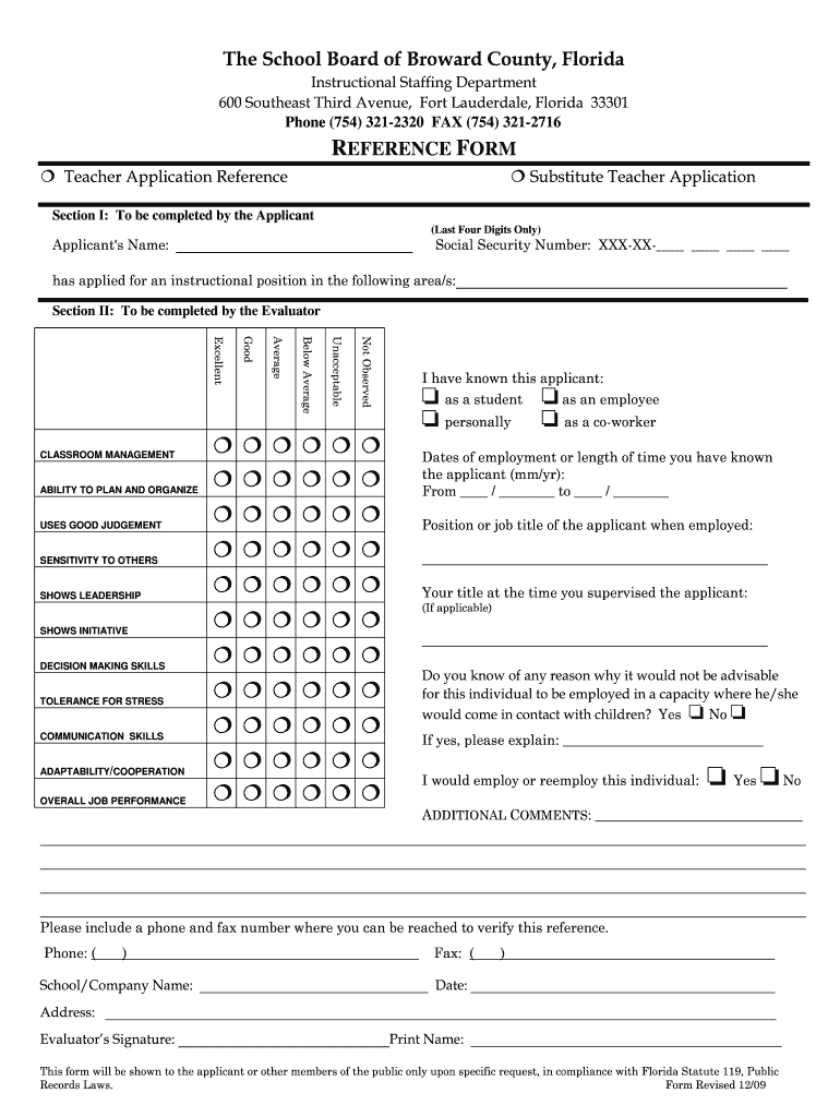 Back To School Forms Broward County 9830