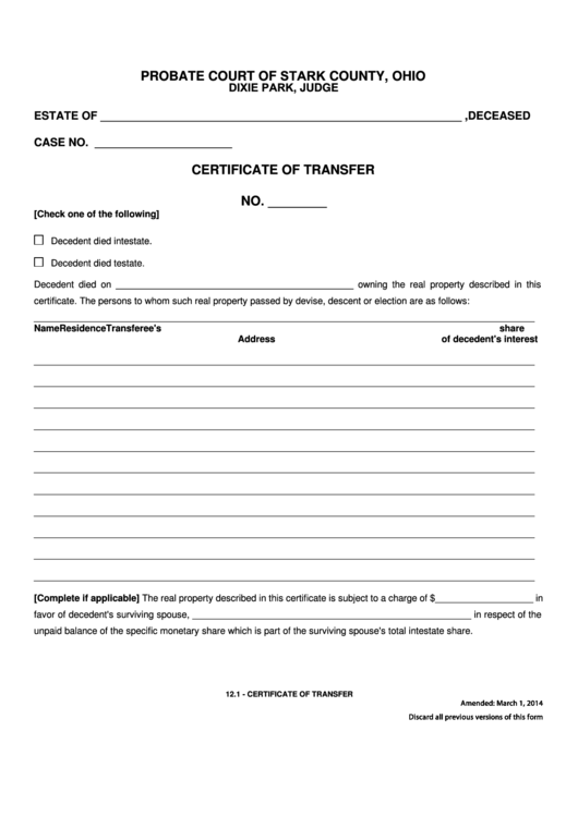 Top 7 Stark County Oh Court Forms And Templates Free To Download In 