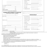 Tourist Development Tax Return Form Printable Pdf Download