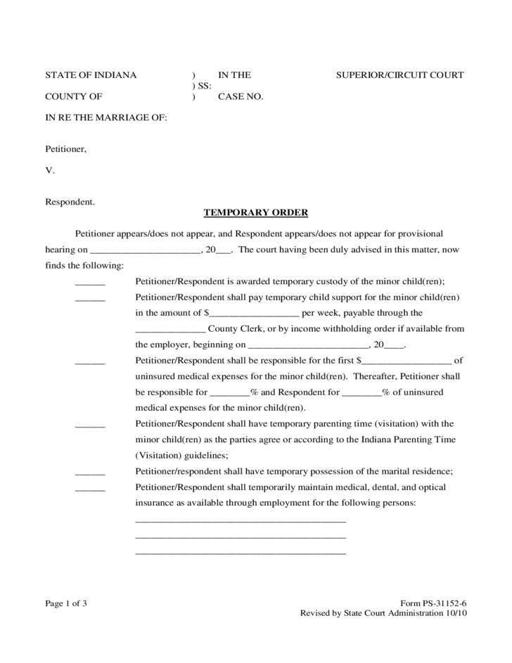 Verified Petition For Dissolution Of Marriage Indiana Free Download