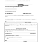 Writ Of Restitution Eviction Action Printable Pdf Download