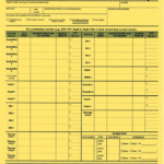 Yellow Immunization Card California Gemescool