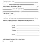 10 Free Sample Travel Consent Form Printable Samples