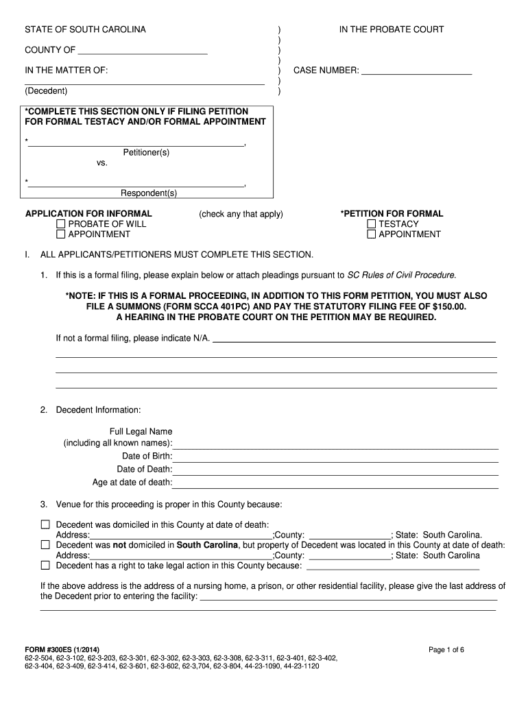 2014 Form SC 300ES Fill Online Printable Fillable Blank PdfFiller