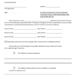 2021 Form OH Ex Parte Motion For Custody Pursuant To Juvenile Rule 13