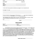 Amended Notice Of Small Claim Form Henry County Indiana Printable