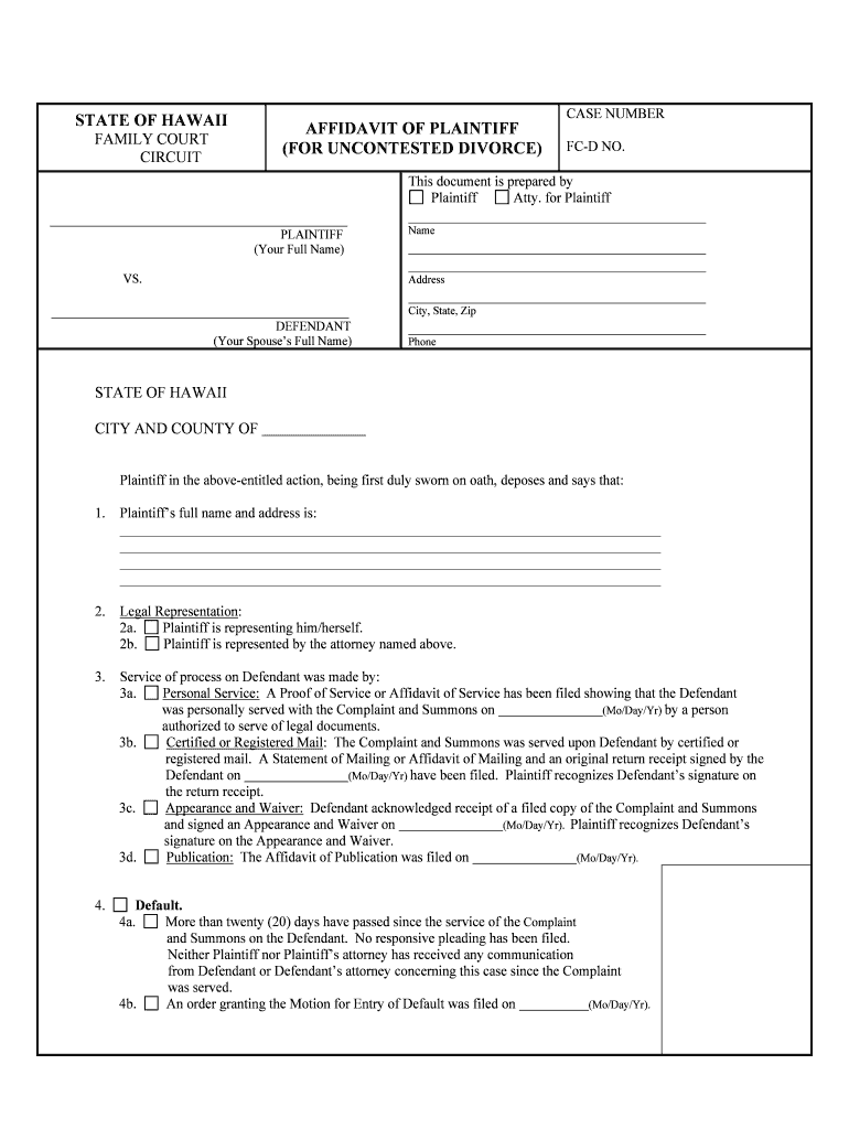 Answering A Complaint In Probate Family Court Form Fill Out And