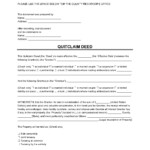 Arizona Quit Claim Deed Form 1