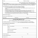 Authorization For Medication Administration At School Form Printable