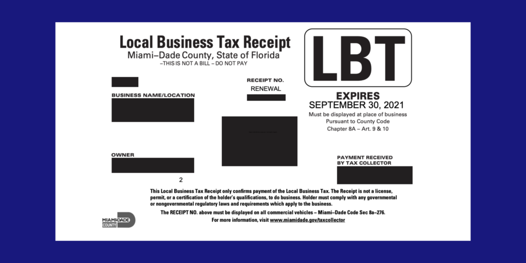 Axis Helps Miami Miami s Local Business Tax What Every Business 