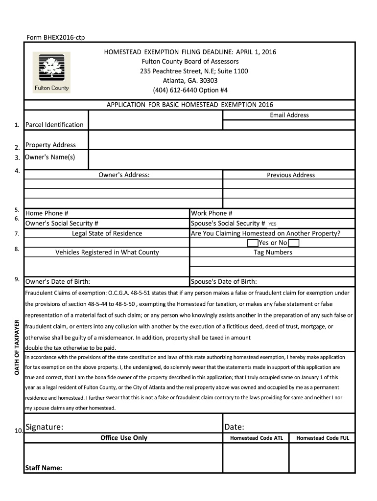 BASIC HOMESTEAD W Numbers Revisedx Qpublic Fill Out Sign Online 