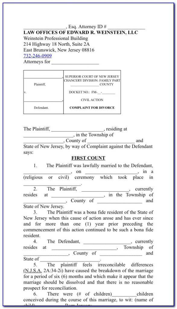 Bexar County Divorce Form Universal Network