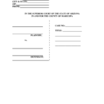 Blank Motion Form Az Fill Out And Sign Printable PDF Template SignNow