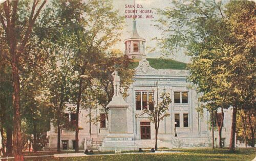 C1910 Sauk County Court House Baraboo WI Wisconsin P429 EBay