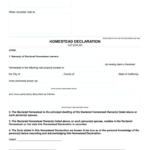 California Homestead Exemption Form San Bernardino County ExemptForm