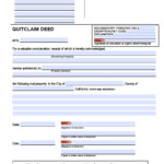 California Quit Claim Deed Form Deed Forms Deed Forms