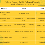 Calvert County Public Schools Calendar 2023 US School Calendar