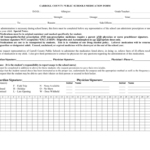 CARROLL COUNTY PUBLIC SCHOOLS MEDICATION FORM