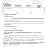 City And County Of Denver Special Events Sales Tax Return Form Fill