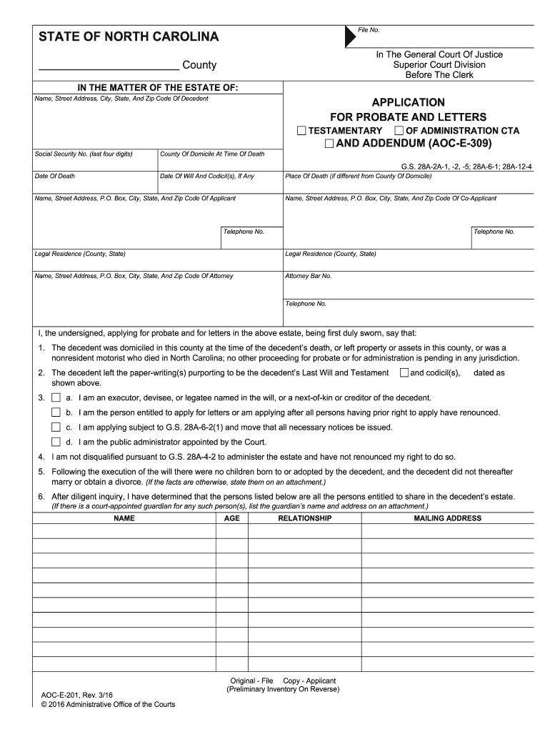 Clerk Of Court Catawba County Catawba County Government Fill Out And 