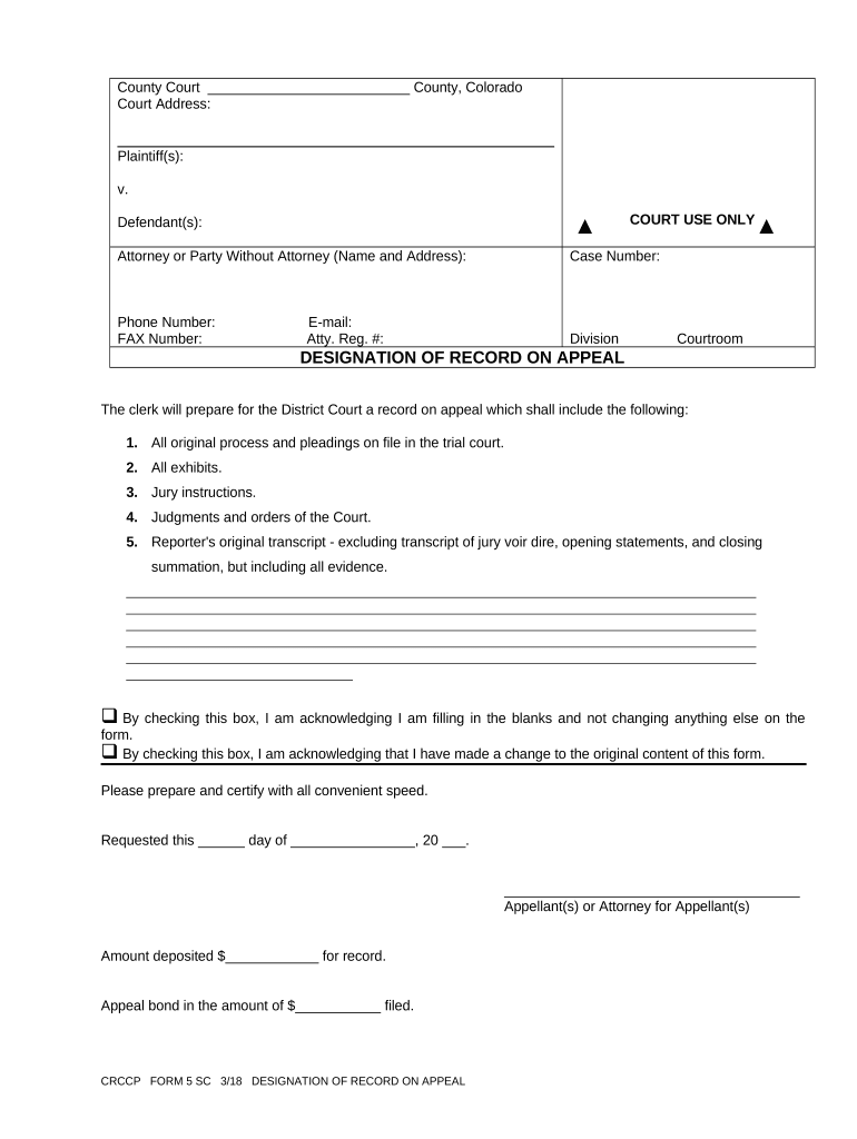 Colorado Appeal Court Fill Out Sign Online DocHub