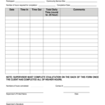 Community Service Paper Fill Out Sign Online DocHub