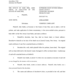 Complaint Probate Nj Form Fill Out And Sign Printable PDF Template